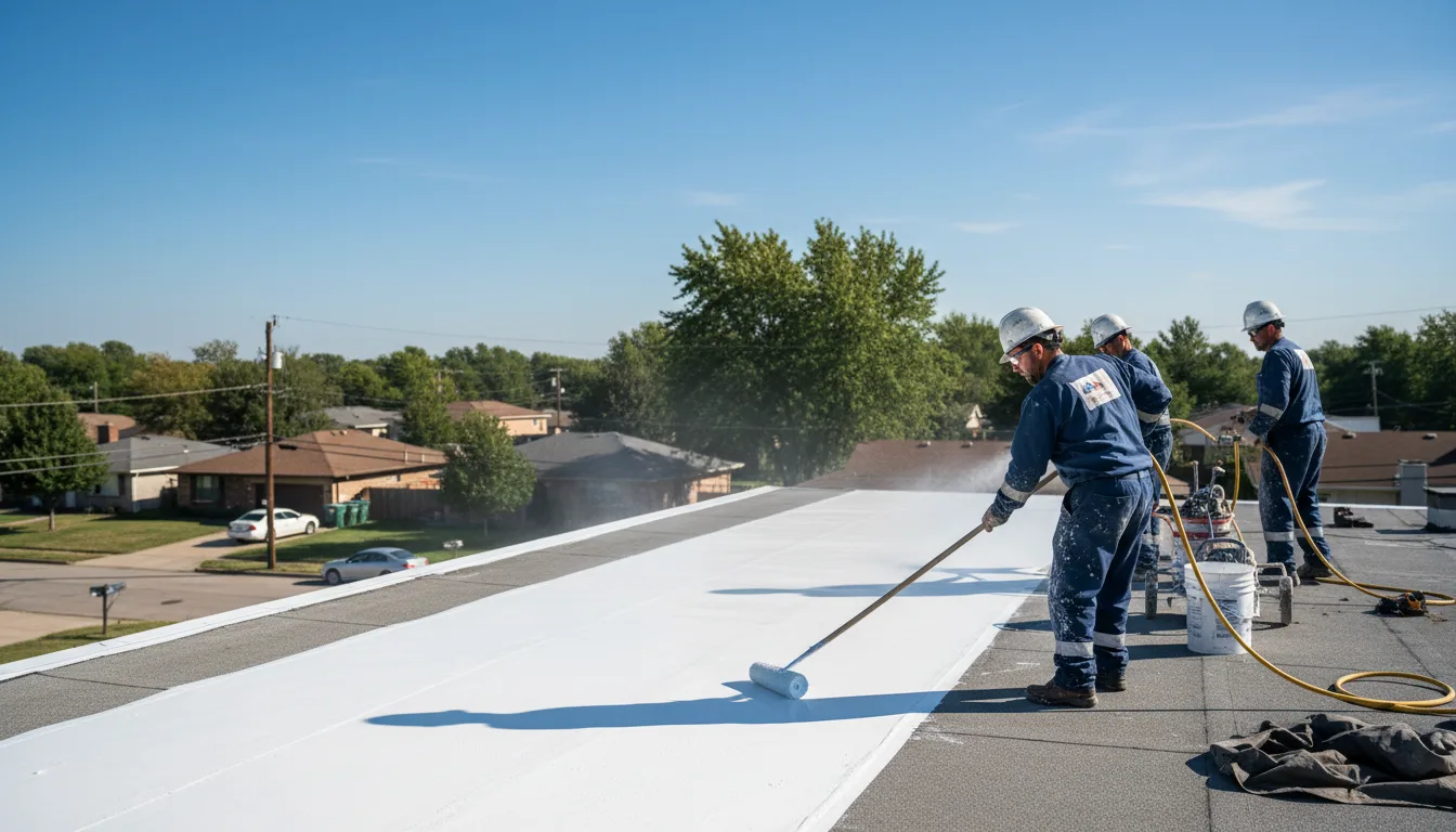 Commercial roof coating in Vicksburg, MS near me